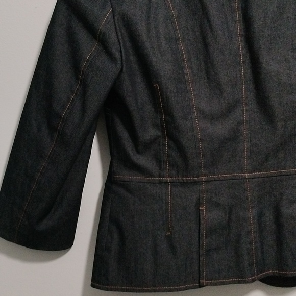Ann Taylor Loft denim single button jacket size 6 - Picture 9 of 16